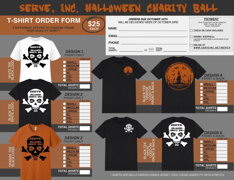 2023 Halloween Charity Ball T-Shirt